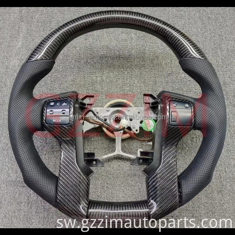 Gari iliyoboreshwa ya hali ya juu ya Carbon FIBER ROURD / Gurudumu la mraba kwa Prado FJ150